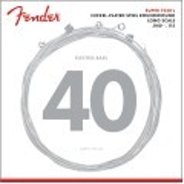 FENDER Set di Corde 7250 Bass Acciaio Nichelato Scala Lunga 7250-5L Scalature .040-.115. Modello 0737250453