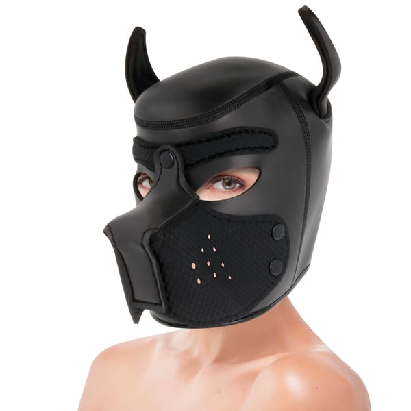 DARKNESS&amp;trade; - MASQUE POUR CHIEN EN NÉOPRÈNE AVEC MUSEAU AMOVIBLE L
