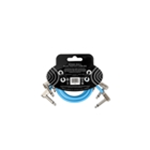 Ernie Ball 6461 Flex Patch Cable Blue 30cm 3pk