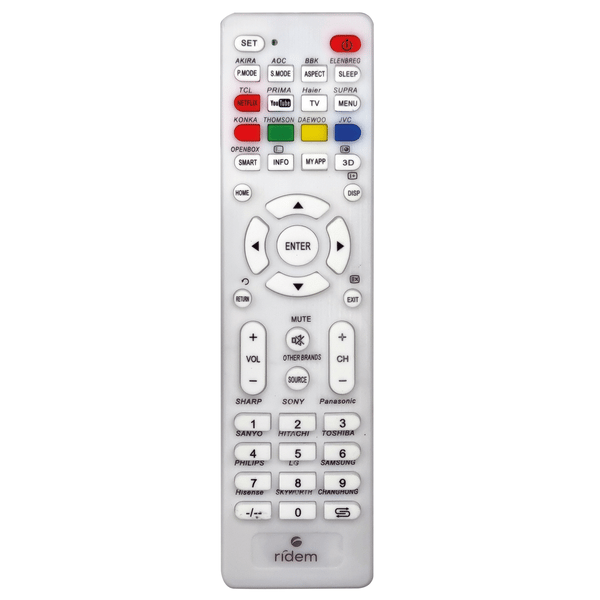RIDEM Telecomando sostitutivo Multimarca