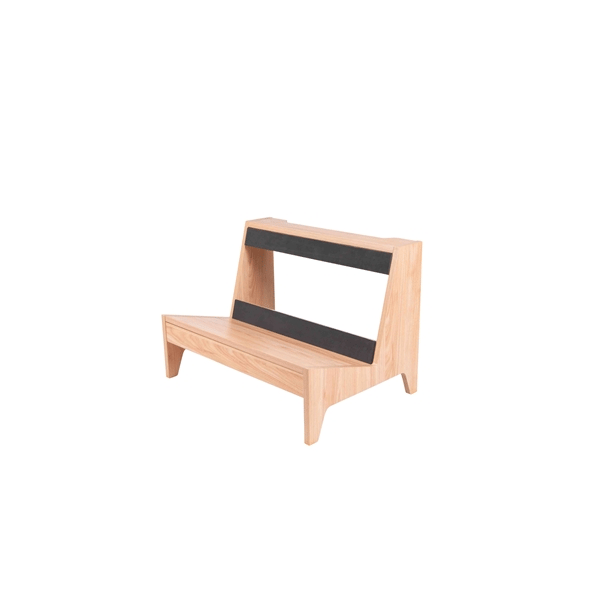 Gator Frameworks GFW-ELITEGTRAMPLG-MPL Stand per amplificatore combo Large in finitura Natural Maple Matte<br>