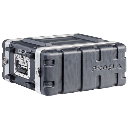 PROEL STAGE Custodia a rack 19' - 4 unità - realizzata in 'Polietilene FORCE'. Profondità interna utile: 307 mm