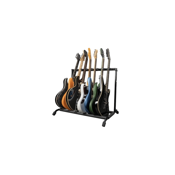 Gator Frameworks RI-GTR-RACK7 Supporto pieghevole per 7 chitarre<br>