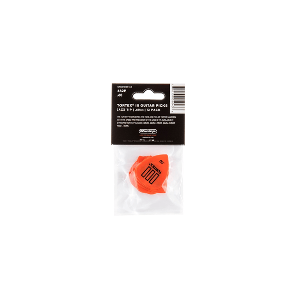 Dunlop 462P Tortex III Orange .60