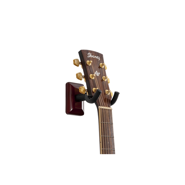 Gator Frameworks GFW-GTR-HNGRCHR Supporto a muro per chitarra con piastra ciliegio<br>