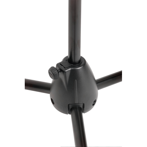 PROEL STAGE Asta professionale a giraffa per microfono, con base tripoide e snodo superiore in alluminio e manicotto di regolazione in nylon
