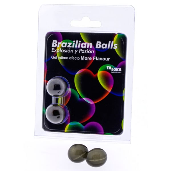 TALOKA - 2 PALLINE BRASILIANI GEL EMOZIONANTE PIÙ EFFETTO GUSTO