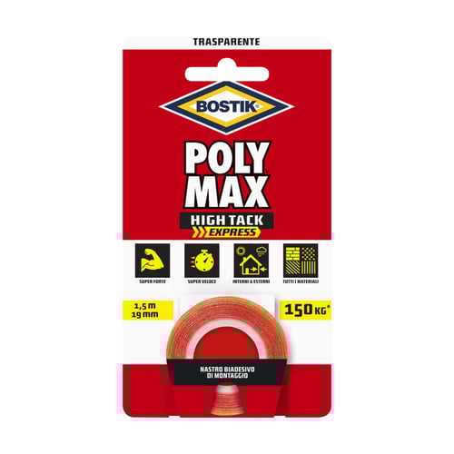 BOSTIK POLYMAX NASTRO BIAD HIGHTACK EXPRESS TRASP