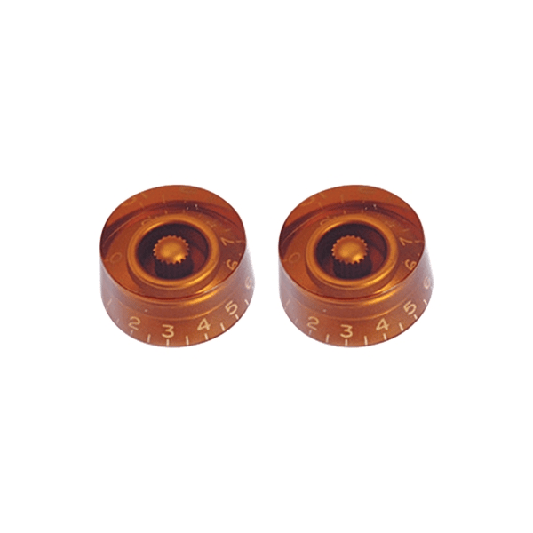 Yellow Parts EZ1219A Manopole di regolazione Les Paul® Style Ambra 2 Pcs