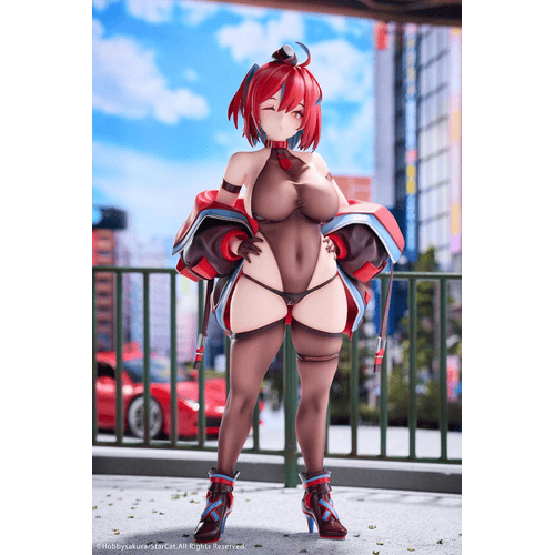Original Illustration Estatua PVC 1/6 Rainbow Red Apple Illustrated by StarCat 29 cm