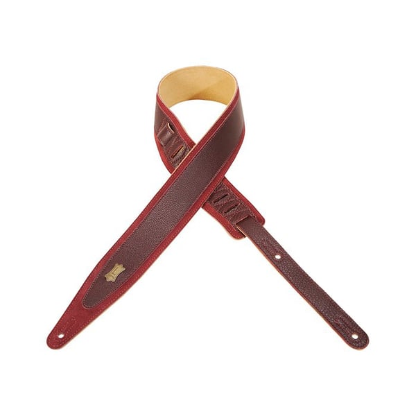 LEVY'S Tracolla per chitarra in suede spazzolato a mano. Modello MS317CO-BRG