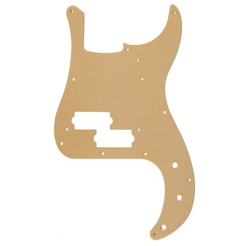 Fender Parts Pure Vintage Battipenna 58 Precision Bass montaggio a 10 fori Gold Anodized , 1-strato