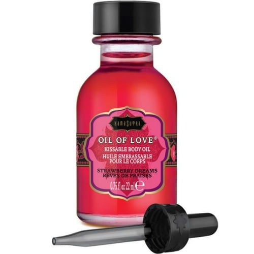 KAMASUTRA KUSSBARES ÖL DER LIEBE VORSPIELE ERDBEERTRÄUME 22 ML