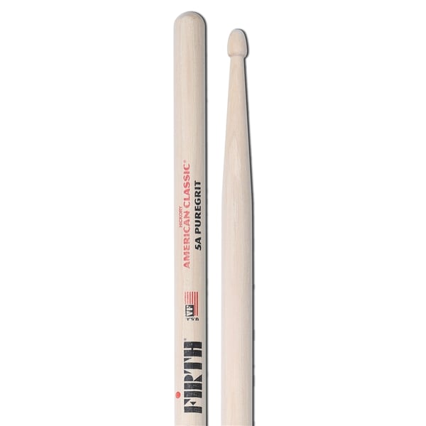 Vic Firth 5APG - Bacchette American Classic con punta in legno PureGrit