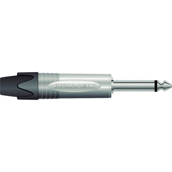 NEUTRIK Jack professionale da 6.3 mm, 2 poli, contatti in nichel, guscio in nichel