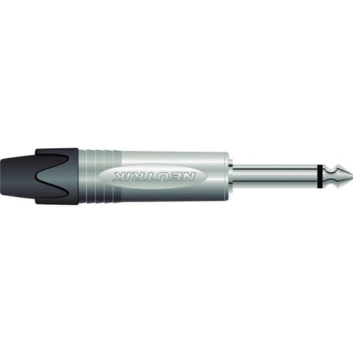 NEUTRIK Jack professionale da 6.3 mm, 2 poli, contatti in nichel, guscio in nichel