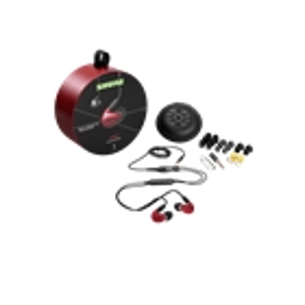 Shure SE53BARD+UNI-EFS AONIC 5 Auricolari colore rosso/trasparente