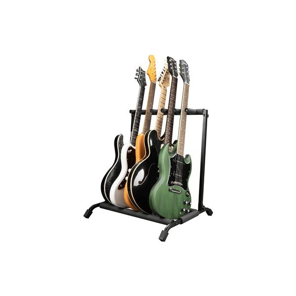 Gator Frameworks RI-GTR-RACK5 Supporto pieghevole per 5 chitarre<br>
