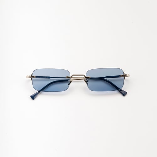 Kyme Eyewear Glasant Silas Sunglasses.  Color Lens Blue