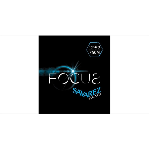Savarez F50M Corde Focus per Chitarra Elettrica 12-52, Set/6