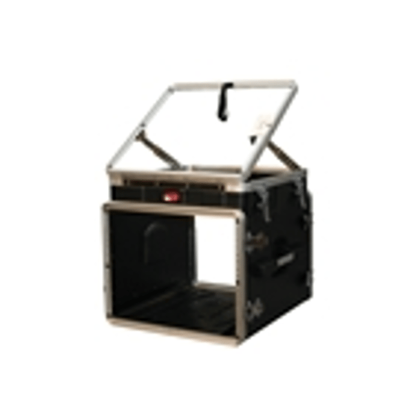 Gator Cases GRC-10X8 PU Rack audio 10U Pop Up, 8U laterale