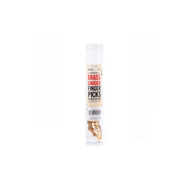 Dunlop 37R BRASS FINGER .018 - TUBO 20 PLETTRI