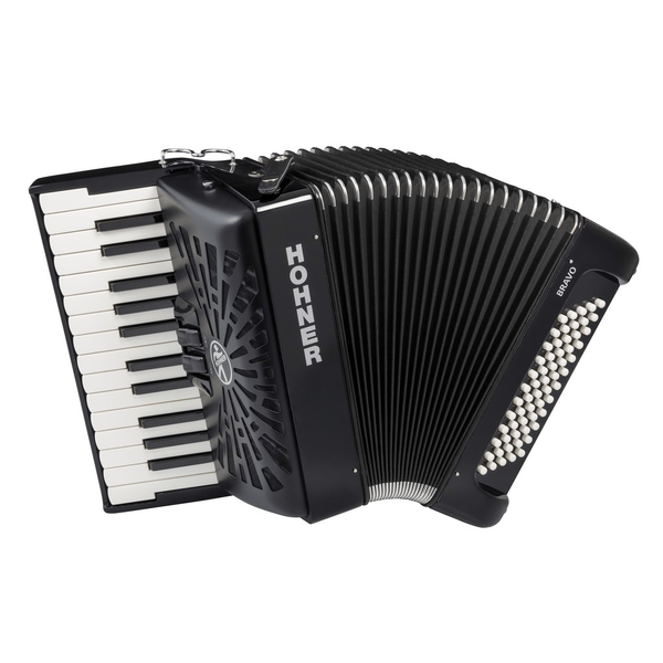 HOHNER BRAVO II 60 NERO A16962 SILENTKEY