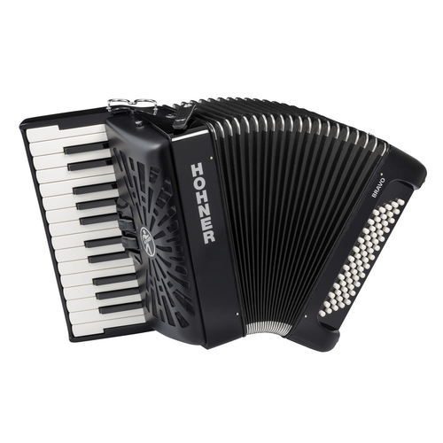 HOHNER BRAVO II 60 NERO A16962 SILENTKEY