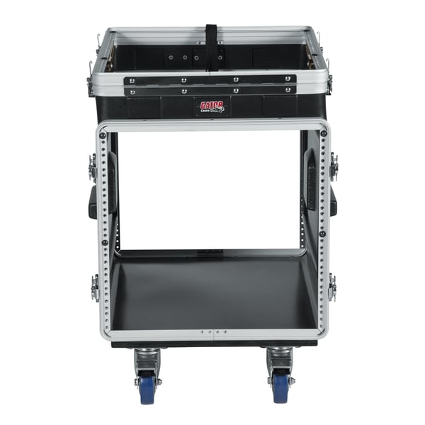 Gator Cases GRC-12X10 PU Rack audio 12U top, 10U laterale