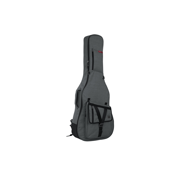 Gator Cases GT-ACOUSTIC-GRY Borsa Transit chitarra acustica Grigio chiaro