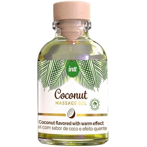 INTT VEGAN LINE INTT - GEL DA MASSAGGIO VEGANO AL GUSTO DI COCCO ED EFFETTO RISCALDANTE