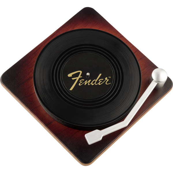 Set di sottobicchieri Giradischi Fender Sunburst
