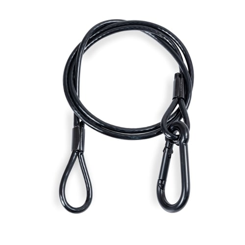 CAVO DI SICUREZZA CENTOLIGHT CSC-485S IN ALLUMINIO NERO 4 X 85 CM