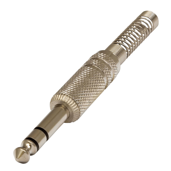 PROEL STAGE Connettore professionale jack stereo 6,3 mm  1/4. Colore: Argento.