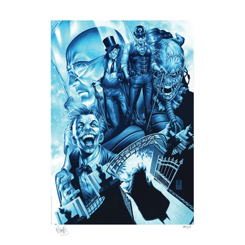 DC Comics Art Print The Gates of Arkham 46 x 61 cm - unframed