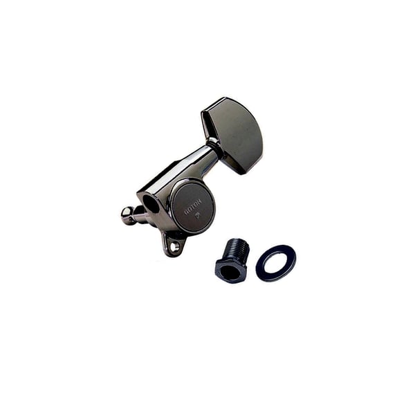 GOTOH Meccaniche per Chitarra Elettrica e Acustica, L3+R3, Cosmo Black
