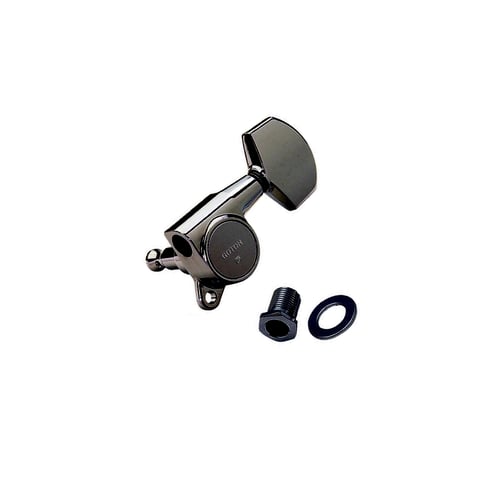 GOTOH Meccaniche per Chitarra Elettrica e Acustica, L3+R3, Cosmo Black