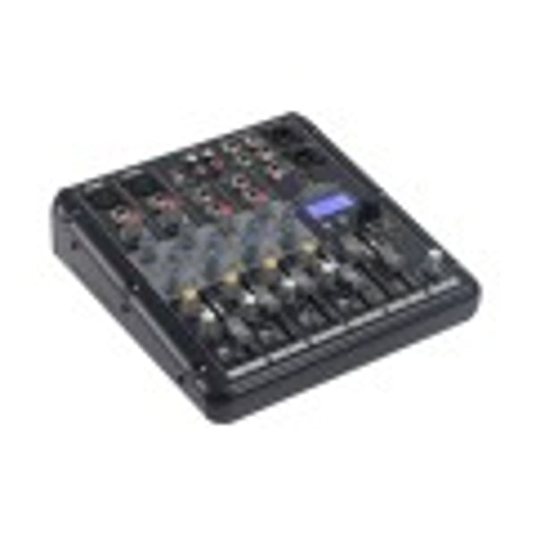 SOUNDSATION Mixer Professionale 6-Canali con Lettore MP3, connessione BT e Multieffetto