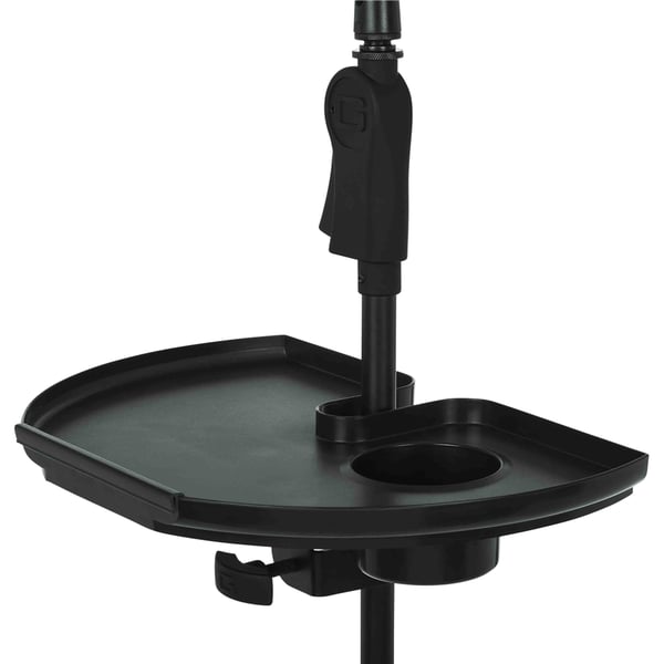 Gator Frameworks GFW-MICACCTRAYXL Vassoio extra-large per accessori con portabicchiere e supporto per plettri<br>