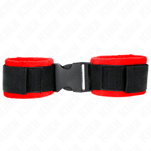 KINK WRIST RESTRAINT KINK - TENUTA DA POLSO IN NYLON HOOK&amp;LOOP NERA MODELLO 1 AJDUSTABLE 25-35 CM X 6 CM