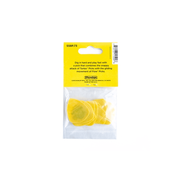 Dunlop 558P073 Tortex Flow Standard .73 mm Player's Pack/12