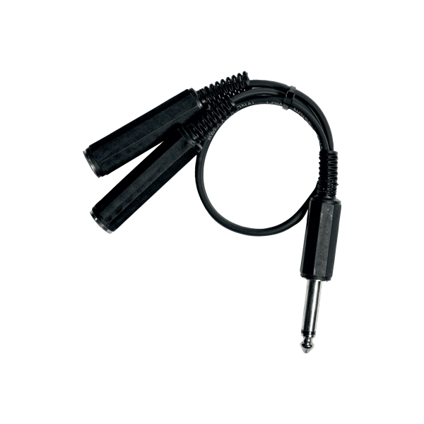 Yellow Cable B2F Cavo Y 2x Mono Femmina/1x Jack Mono