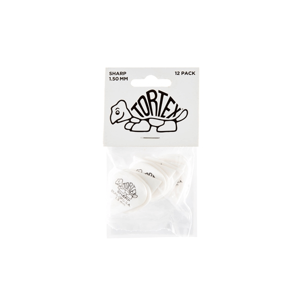 Dunlop 412P1.5 Tortex Sharp White