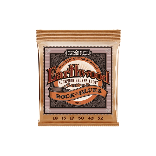 Ernie Ball 2151 Earthwood Rock & Blues con SOL Liscio Phosphor Bronze