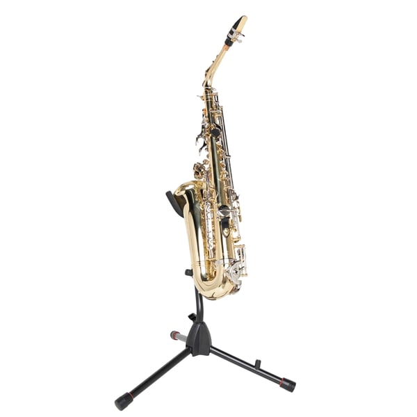 Gator Frameworks GFW-BNO-SAXFLU Supporto a treppiede per sax alto/tenore con attacco per clarinetto o flauto<br>