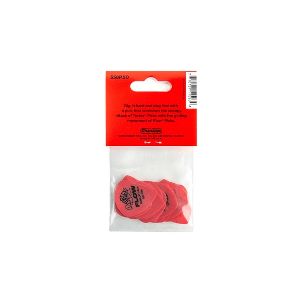 Dunlop 558P050 Tortex Flow Standard .50 mm Player's Pack/12