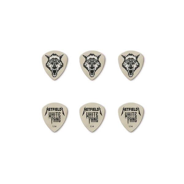 Dunlop PH122T1.14 White Fang 1.14 mm Pick Tin