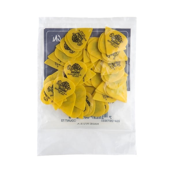 Dunlop 412R.73 Tortex Sharp Yellow