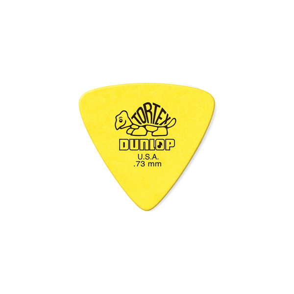 Dunlop 431P Tortex Triangle Yellow .73