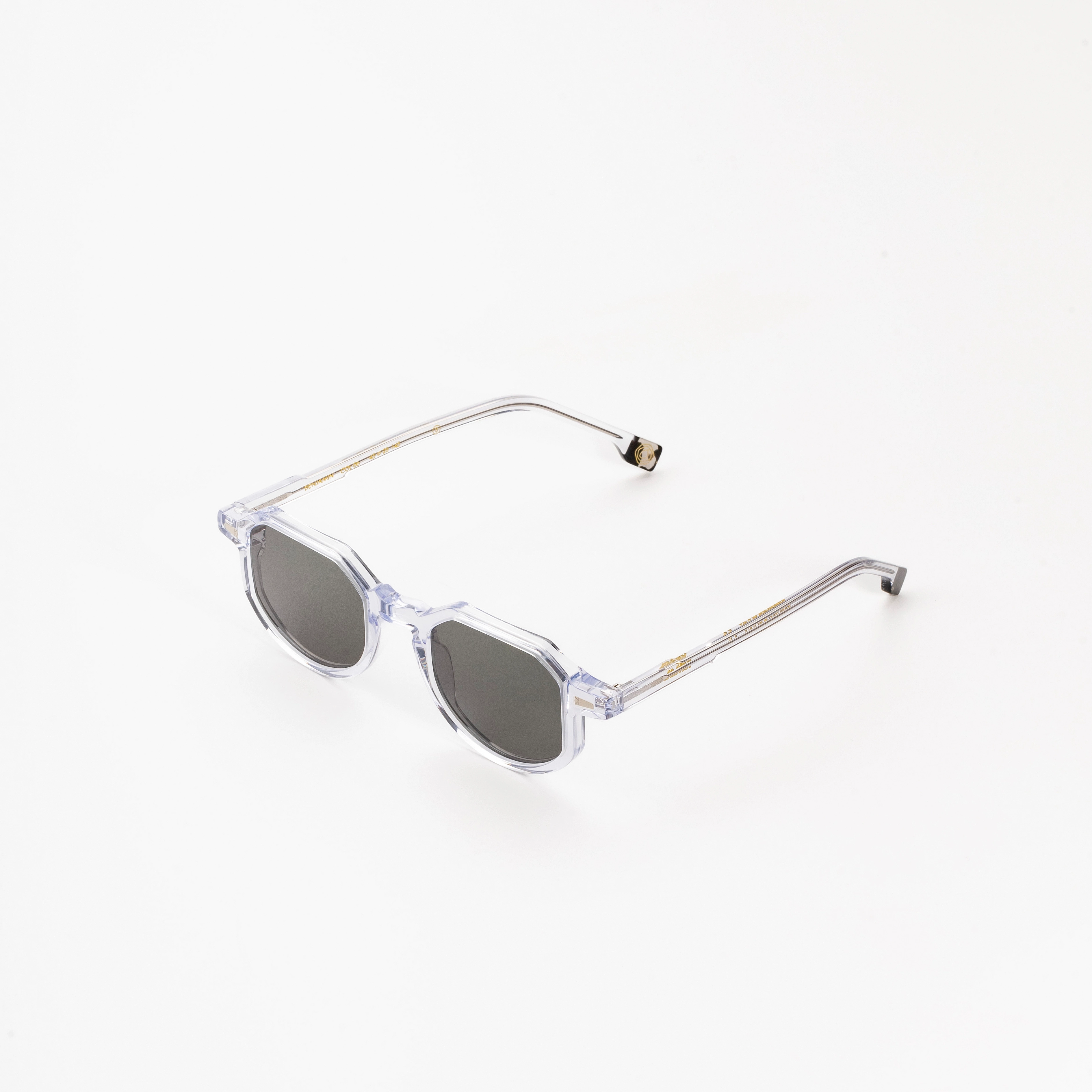 Kymini Benjamin Sunglasses Transparent - Handmade Italian